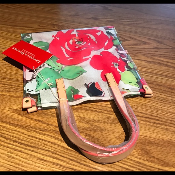 Dooney & Bourke Rose Garden Clear Lunch Tote - Picture 2 of 5